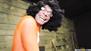 Jessy Dubai Spends Halloween Getting Fucked By A Monster Cock!