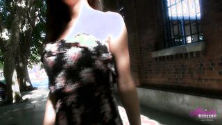 Alessandra Blonde Out In Public Just Posing!