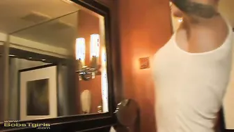 Danni Daniels Just Getting Ready In The Bathroom!