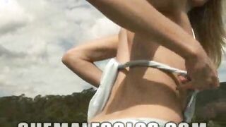 Laviny Albuquerque Slowy Strokes Her Cock!