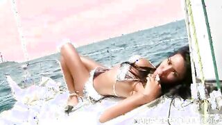 Ladyboy Areeya Having Some Fun On A Yacht!