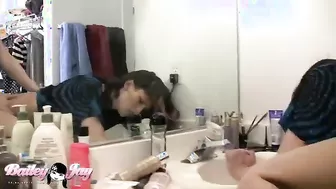 Bailey Jay Takes Domino's Tender Asshole From Behind!