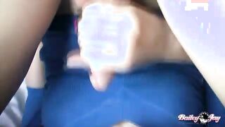 Bailey Jay Can Almost Suck Her Own Cock!