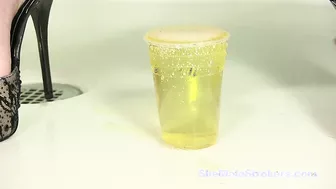 Madison Montag Strips And Pee's In A Cup!