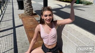 Sera Ryder Gets Picked Up And Sucks A Cock!