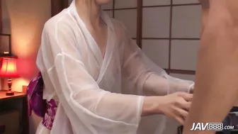 Hitomi Hayama Gets A Big Cream Pie!