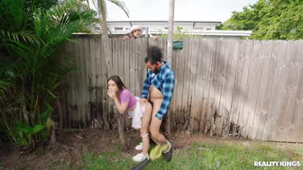 Violet Gems And James Angel In "Blowing Leaves Sucking Dick" Video!