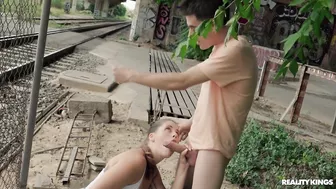 Lady Lyne With Jordi El Nino Polla In "The Outdoor Ass Workout"!