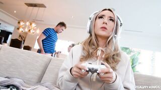 Heather Honey And Van Wylde In "Hot Nerd Cucks Gamer Girlfriend"!