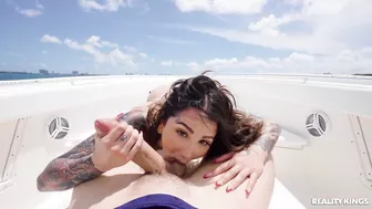 Valerica Steele Shows Us Once Again Why All Men Need A Boat!