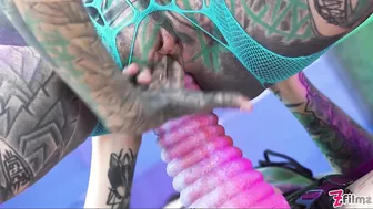 Anus Katzz And illuz In A Femdom Strap On Sex Video!