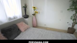 Perv Nana With Leilani Lei!