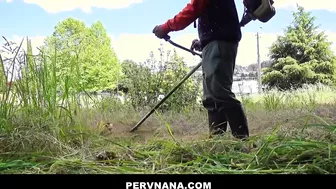 Perv Nana With Leilani Lei!