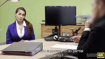 Mischel Lee Big Tits And Hairy Pussy Get Her A Loan!