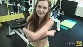 Redhead Cuckolds Her Boyfriend For The Cash!