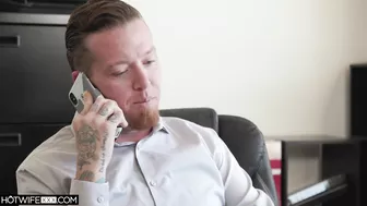 Aila Donovan, Ramon Nomar And Johnny Goodluck In "When The Husband Likes To Watch"!