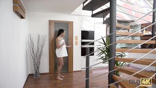 Anna Rose Sucking And Fucking An Old Guy!