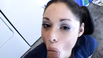 Taylor Bow Sucking And Fucking In The Laundry Room!