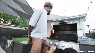 India Lordhefner And Damion Dayski In "Spring Fling BBQ!