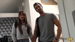 Hunter Gets Another Babe To Do The Nasty In Front Of Her Boyfriend!