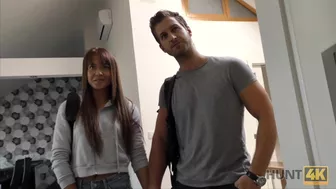 Hunter Gets Another Babe To Do The Nasty In Front Of Her Boyfriend!