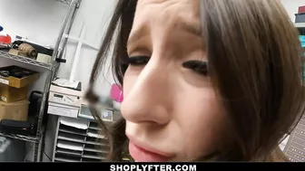 Shoplyfter Catches Charly Summer And She Gets A Cream Pie!