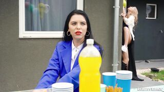 Little Angel And Leo Gaffer In "College Graduanal"!