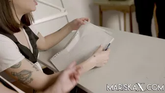 Mariska X Has Two Ladies Fucking The Professor!
