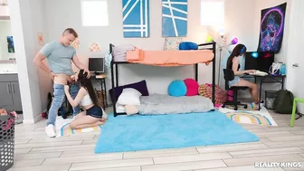 Liz Jordan And Van Wylde In "Sneaking Into The College Dorm Room"!