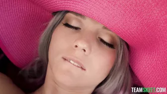 Exxxtra Small Has Mira Monroe Fucking In Just Her Pink Hat!