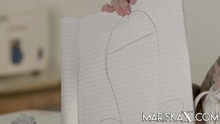 Mariska X Has The Teacher Joining Her Students For A Threesome!