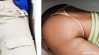 Demi Sutra And Mick Blue In "Annoyed Girlfriend Fucks The Moving Guy!