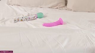 Carmela Clutch With Paris White In Girls On Girls Babysitter!