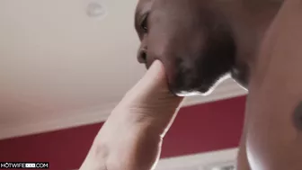 Sahara Skye And Will Tile In A Black Bull For My Hotwife!