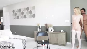 Ashlyn Angel Is New And Shooting for Girl Cum!