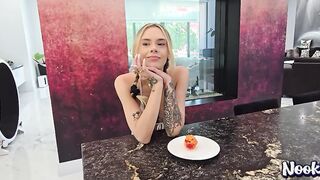 Dylan Moore A Sexy Petite Blonde With A Phat Pussy Getting A Cream Pie!