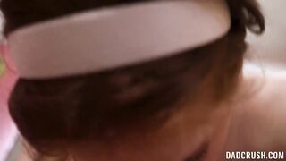 Ellie Murphy Does All The Work While Fucking Her Dad Crush!