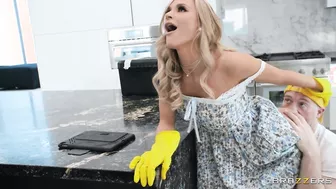 Emma Hix With Zac Wild In "Rimming The Plumber"!