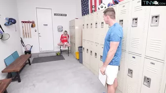 Cecelia Taylor Gets Caught By Pierce Paris Riding On A Huge Dildo!