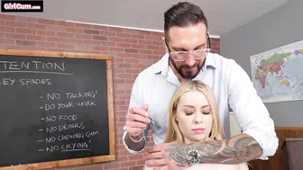 Haley Spades In Detention Fucking With Quinton James!