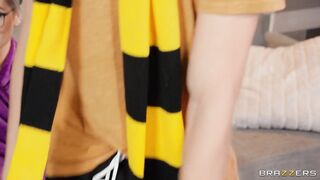 Mandy Rhea And Jade Kimiko In Stepmom Soccer Girl Cup Shootout!