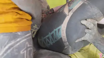 Anuskatzz With Lily Lu And Nikolaz Zpageti In A Double Penetration Video!