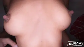 Ameena Green's Nipples Get Really Hard While Giving A Blow Job!