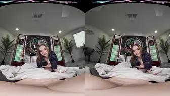 Selina Imai Riding On A Dildo In VR!