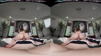Selina Imai Riding On A Dildo In VR!