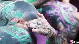 Anuskatzz, Lily Lu, Nikolaz Zpageti Crazy Group Sex Scene!