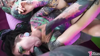 Anuskatzz, Lily Lu, Nikolaz Zpageti Crazy Group Sex Scene!