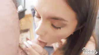 Liz Ocean Keeps Going Back To Sucking His Cock!