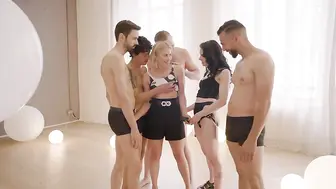 Lindsey Cruz, Curved Marvin, Noir So, Rod Hardick, Stanley Johnson And Anna De Ville Orgy!