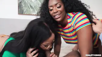 Advoree, Charlotte Lavish And James Angel In "Tiny Top Big Tits Cant Lose"!